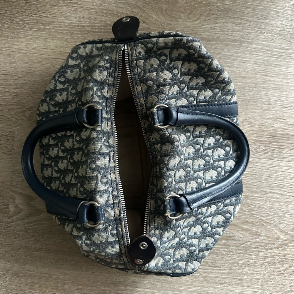 Vintage Dior Navy Blue Boston Bag - Picture 7 of 10